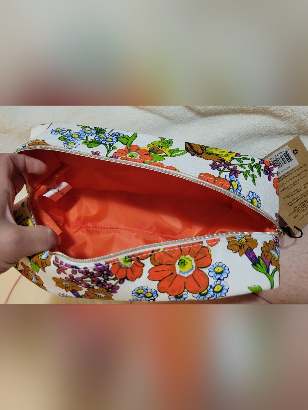 Coach Floral Canvas Pouch - Picture 3 of 11